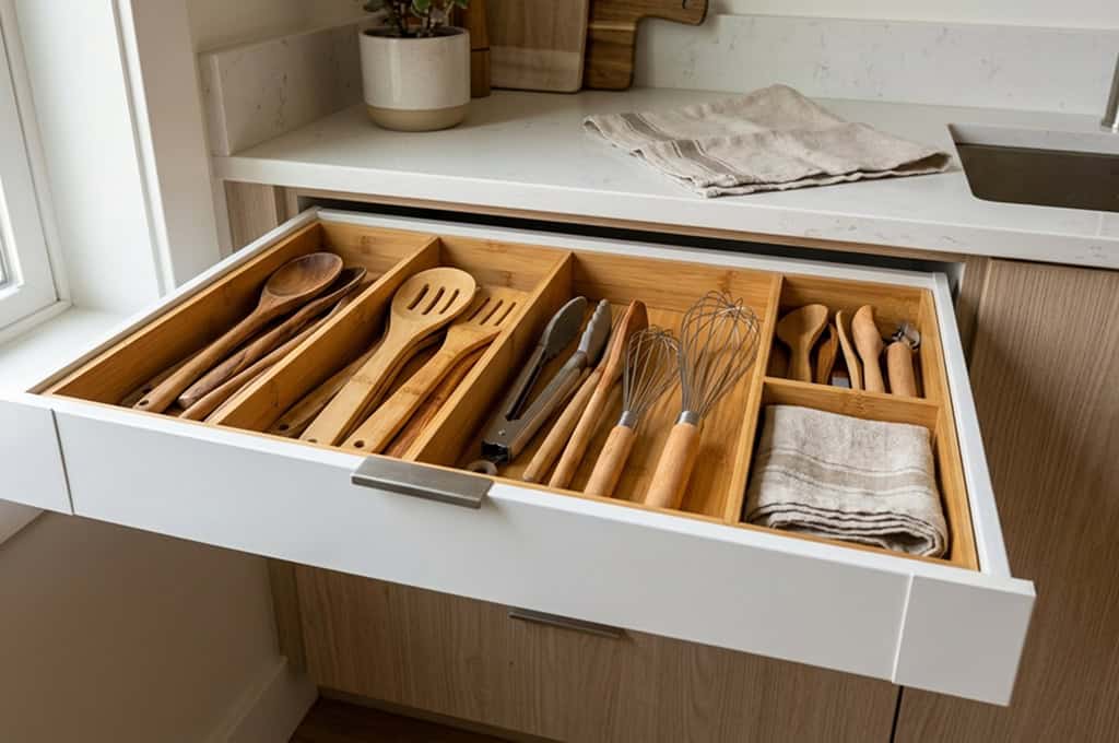 Kitchen drawer organization ideas best hacks for small apartment spaces